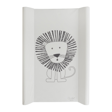 [321085] WASKUSSEN, Lion, wit/zwart, uni/print leeuw, PVC, 48x70cm