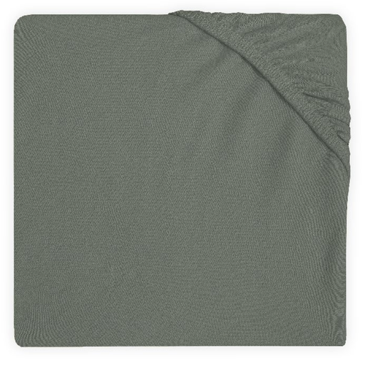 [401972] HOESLAKEN, 40/50x80/90cm, ash green, groen, vr wieg/draagmand, uni, jersey, 100% katoen, 1 stuk(s), Noos