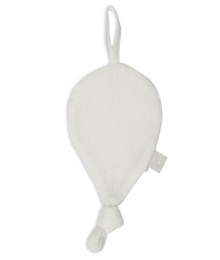 [434533] Jollein | Fopspeendoekje Ivory Blad 10x21cm vr Fopspeen met ring