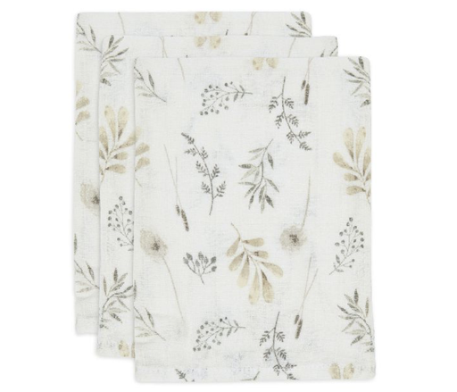 [434601] WASHANDJE, Wild Flowers, all over wilde bloemen print, tetra, 3 stuk(s), 2022