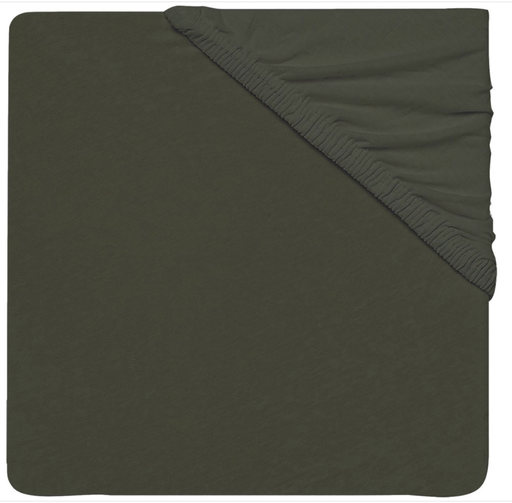 [447699] HOESLAKEN, 40/50x80/90cm, leaf green, groen, vr wieg/draagmand, uni, jersey, 100% katoen, 1 stuk(s), 2022