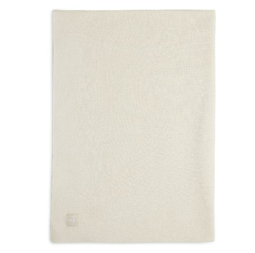 [461105] DEKEN, 100x150cm, TOG 0.9, Basic, ivory, Knit, uni/uni, tricot, voor babybed, SS23