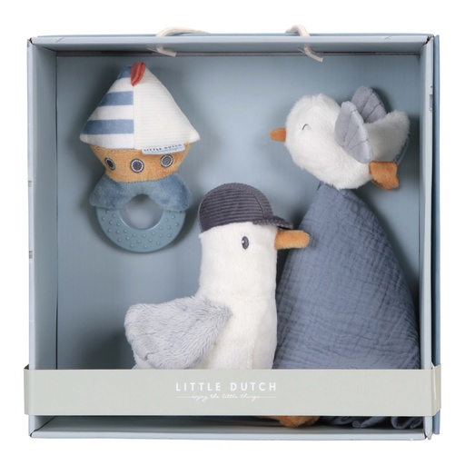 [430090] Little Dutch | Giftset Sailors Bay Knuffel/Knuffeldoek/Bijtring