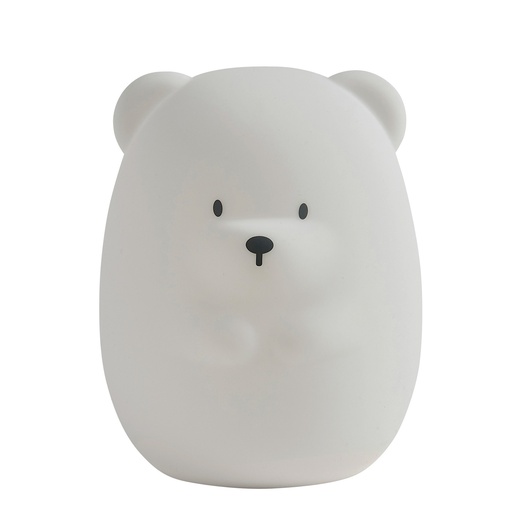 [442658] Nattou | Nachtlamp draadloos Bear Silicon white 15cm