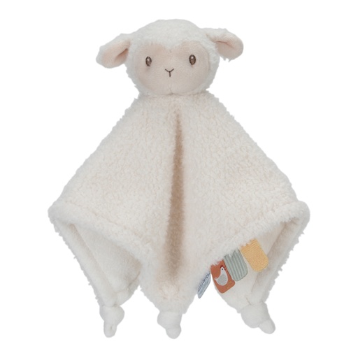 [470215] KNUFFELDOEK / DOUDOU, Little Farm, schaap, ecru, schaap, uni, textiel, vanaf 0 textiel, vanaf 0 maand, 2023