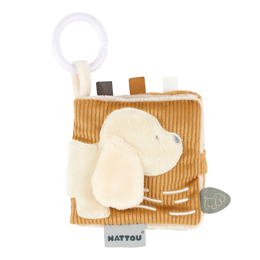 [452818] MAXI-COSI HANGER, Activity Book, Charlie , bruin/ecru, figuren collectie Charlie, textiel, vanaf 0 maand