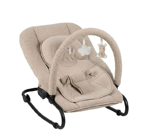 [479487] Little Dutch | Relax/Wipstoel Beige teddy Incl. speelboog