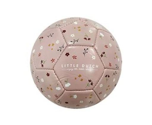 [462912] BAL, Mini Bal, Flowers & Butterflies, roze, all over bloemenprint, dia 16cm,vanaf 36 maanden