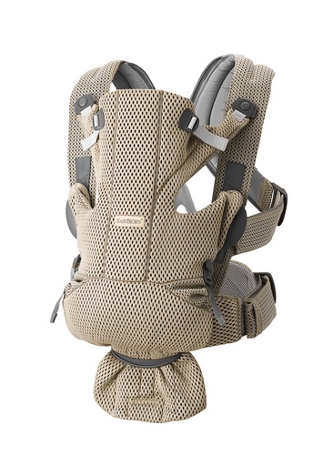 [473664] BABYBUIDEL, 3D Mesh, Move, grey beige, 0 maand (3.2 kg) tot 24 maand (12 kg), positie buik/M houding, 2023