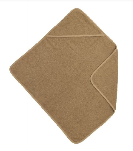 [449933] BADCAPE, Basic Badstof toffee, bruin, uni, badstof, 75x75cm