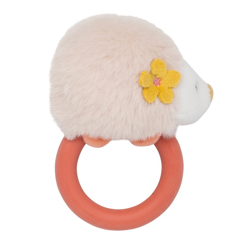 [477614] Nattou | Rammelaar/bijtring Rattle Zoë the hedgehog Mila, Lana & Zoë zand beige 