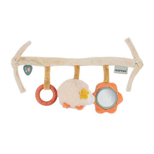 [477621] Nattou | Maxi-Cosi hanger Maxi toy Mila, Lana & Zoe zand beige