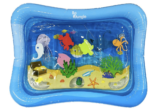 [470786] Bo Jungle | Speeltapijt Zonder Speelboog Watermat Sea Friends Blauw +0M