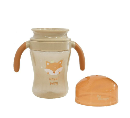 [482870] Bo Jungle | Drinkbeker Drinking Cup 360° Royal Foxy Oranje 240 ml