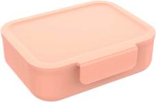 [442602] BROODDOOS, Tastebox Nature, peach, roze, uni, kunststof, clipsluiting, 15.8x6x19.3cm