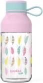 [457900] DRINKBEKER, 430 ml, Feathers, Tritan Ice, roze/transparant, uni/verenprint, tritan, deksel, drinktuit, 1 stuk(s)