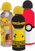 [481556] DRINKBEKER, 500 ml, Aluminium, Pokemon, zilver Pikachu/zwart Pikachu/rood-wit, aluminium, 1 stuk(s), assortiment