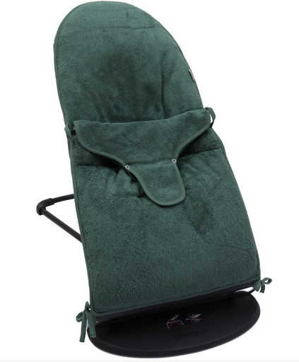 [368522] INLEGKUSSEN, Timboo, aspen green, groen, uni, vr relax Babybjorn, badstof/katoen, 40x76cm, met gordelopeningen