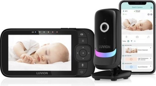 [478729] Luvion | Babyfoon met Dual Gebruik Essential Connect Black