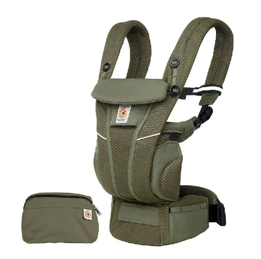 [470689] BABYBUIDEL, Omni Dream, soft olive, SoftTouch - katoen, 3.2 kg tot 20 kg, positie buik/heup/rug/M houding, 2022