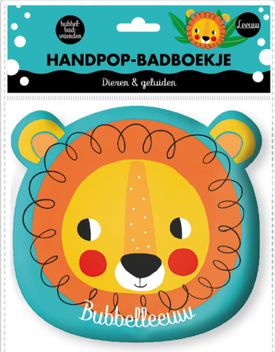 [471558] Imagebooks | Badspeelgoed Leeuw Handpop Badboekje 