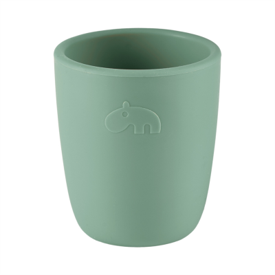 [377850] DRINKBEKER, 160 ml, Silicone Mini Mug, green, groen, uni/dierenprint, siliconen, 1 stuk(s), 2024