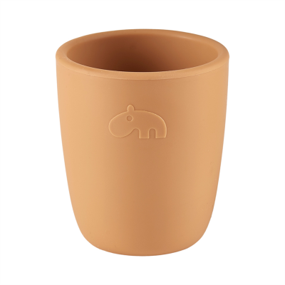 [377863] DRINKBEKER, 160 ml, Silicone Mini Mug, mustard, geel, uni/dierenprint, siliconen, 1 stuk(s), 2024