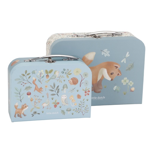 [490706] Little Dutch | Kofferset Forest Friends Blauw