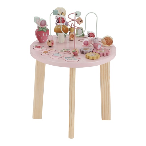 [490669] Little Dutch | Speeltafel Fairy Garden Activiteitentafel Roze +18M