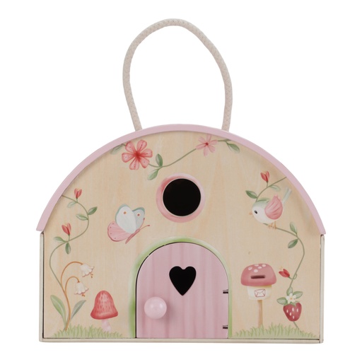 [490712] Little Dutch | Poppenhuis Fairy Garden Feeënhuisje Roze +3J