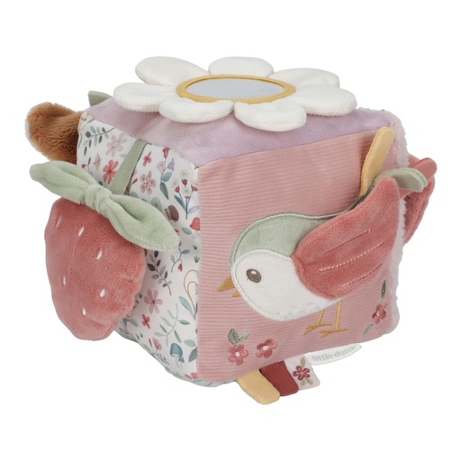 [490411] Little Dutch | Activiteitenkubus Fairy Garden Roze +0M