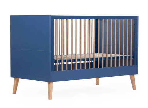 [468700] BED, 70x140, Bold Blue, MDF, babybed omvormbaar nr juniorbed, childhome