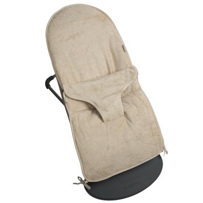 [398378] INLEGKUSSEN, Timboo, frosted almond, ecru, uni, vr relax Babybjorn, badstof/ katoen, 40x76cm, met gordelopeningen