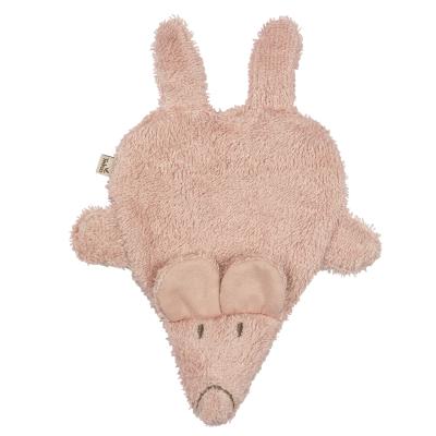 [411185] KNUFFELDOEK / DOUDOU, Little Mouse, misty rose, Timboo, roze, muis, uni, bamboe, vanaf 0 maand