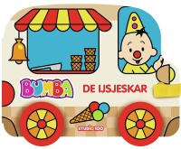 [500439] BUMBA | KARTONBOEK MET WIELEN "De ijsjeskar"