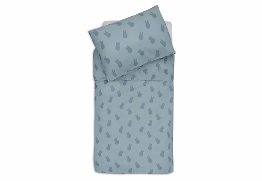 [510620] Jollein | Donsovertrek Miffy Shadow Sea Green 100x140cm 