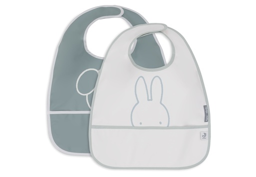 [510722] Bib Waterproof Miffy Peekaboo Sea Green (2pack)