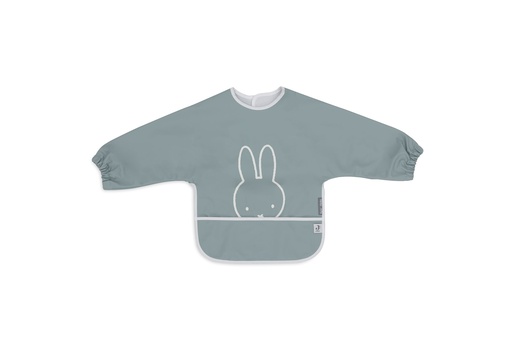 [510727] Jollein | Slabbetje waterproof met mouwen miffy peekaboo sea green