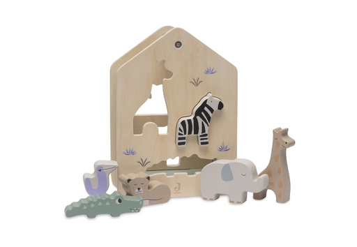 [510774] Wooden Shape Sorter Jungle Jambo