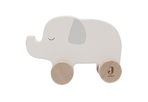 [510781] Wooden Elephant On Wheels Jungle Jambo