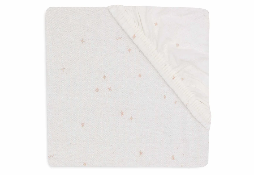 [510800] Jollein | Hoeslaken Jersey Twinkling Wild Rose 60x120cm