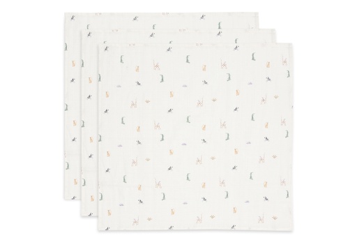 [510848] Jollein | Tetra doek muslin jungle jambo 3-pack 70x70 cm