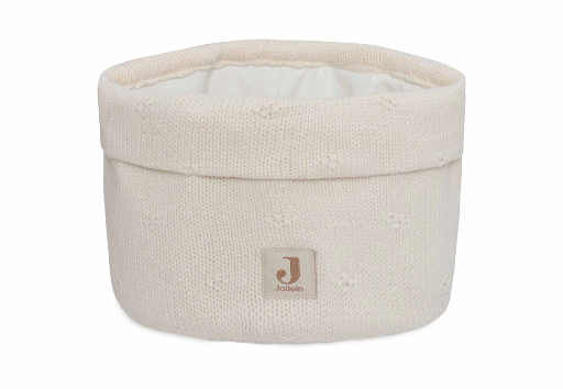 [510888] Changing Table Basket Cosy Knit Ivory