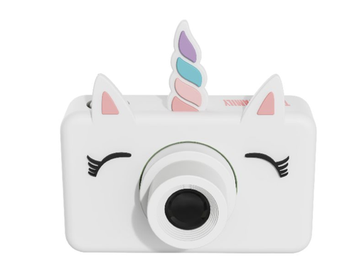 [486012] FOTOTOESTEL, the zoo friends, unicorn, ecru|beige, 32GB, USB opladen, display 2.0", 7.9x4.74cm, oplaadb via USB, 3-5J   (kopie)