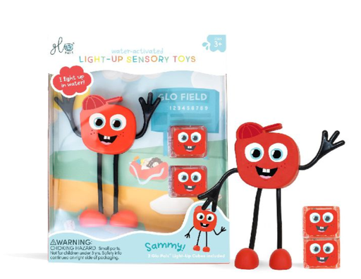 [482456] Glo Pals | Badspeelgoed Sammy Light Up Cubes Rood +36M  