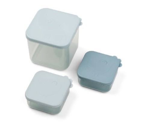 [456676] BEWAARPOTJE, Food Storage Container Set M, Elphee, blue, blauw, PP/PP, 2x 240 ml/1x 900 ml, 2024