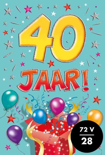 [521022] Artige | Wenskaart That Funny Age 40