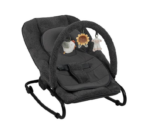 [479488] Little Dutch | Relax/Wipstoel Antraciet teddy Incl. speelboog