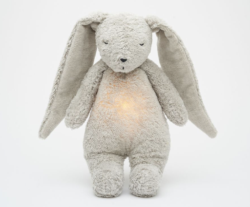 [522730] Mooie | Slaapknuffel The Humming Bunny Gray Natur +0M