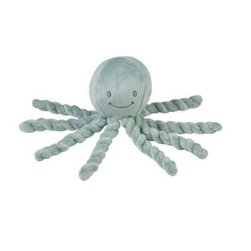 [522544] Nattou | Pluche knuffel Lapidou octopus - kopergroen